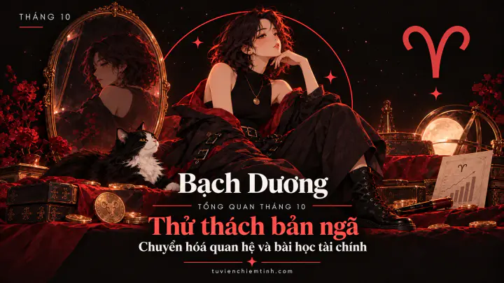 Dự báo chiêm tinh cung Bạch Dương tháng 10: Thử thách bản ngã, chuyển hóa quan hệ và bài học tài chính