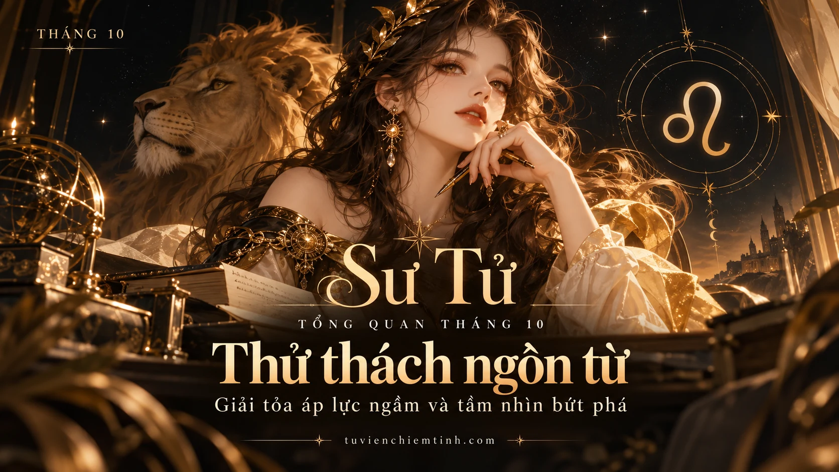Dự báo chiêm tinh cung Sư Tử tháng 10: Thử thách ngôn từ, giải tỏa áp lực ngầm và tầm nhìn bứt phá